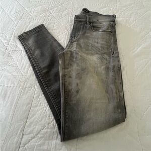 Express Skinny Jeans/Jeggings in gray wash denim, size 2 regular.